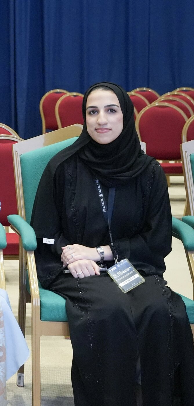 Rudaina Al Farsi attending an IEEE student activity.